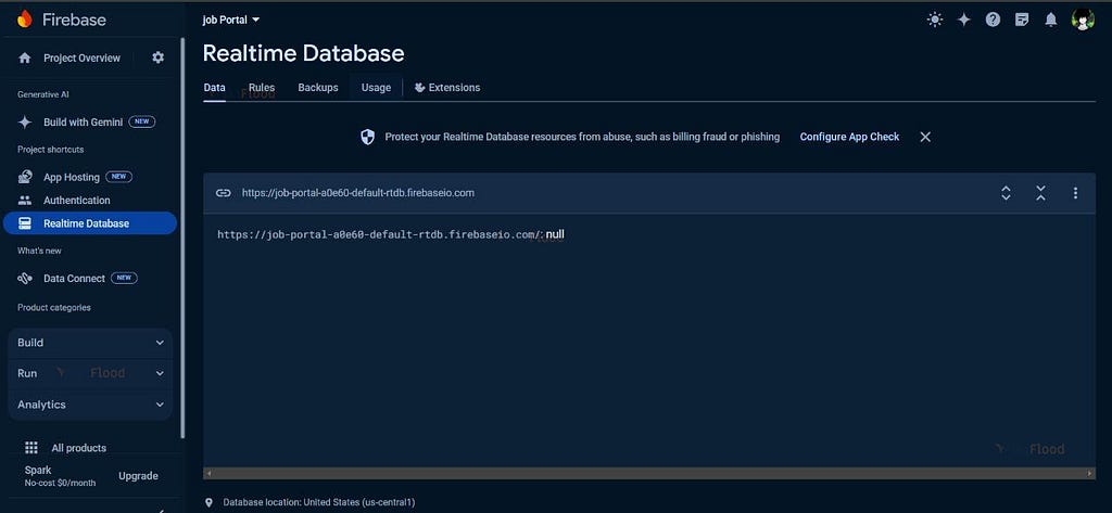 Real time database