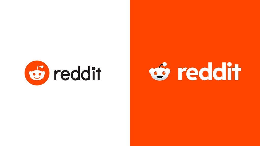 comparison between the old and new reddit logos