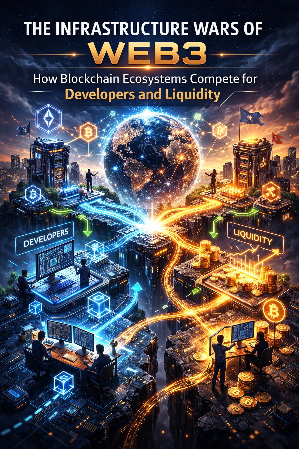 The Infrastructure Wars of Web3: How Blockchain Ecosystems Compete for Developers and Liquidity