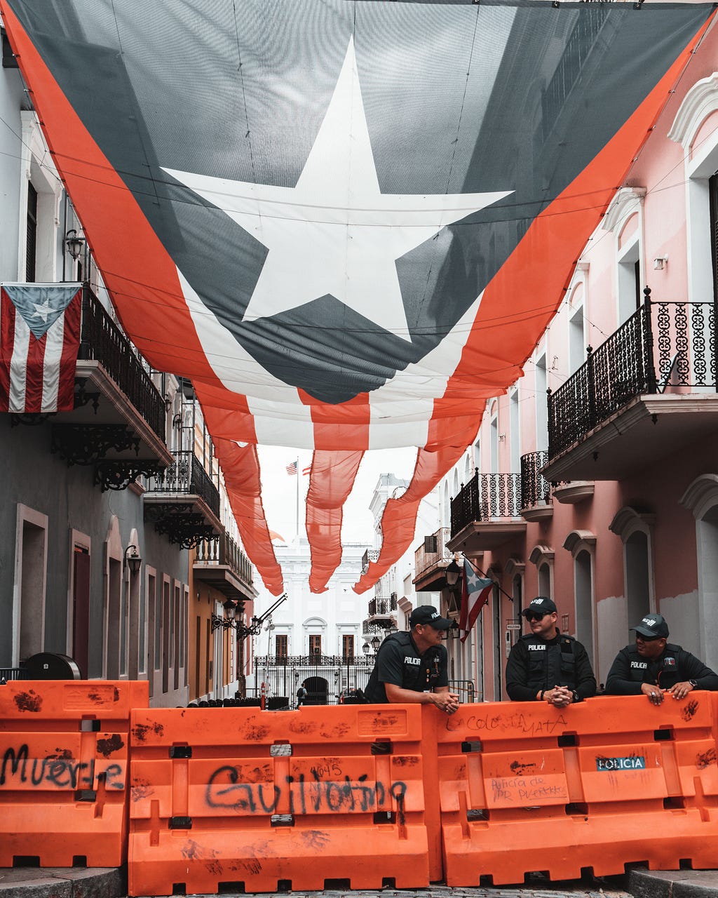 Picture of Calle La Resistencia, formerly known as Calle Fortaleza because it hosts the Governor’s mansion on the island.