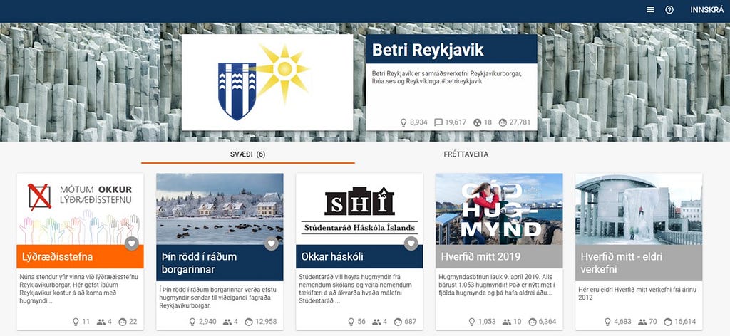 Better Reykjavík website