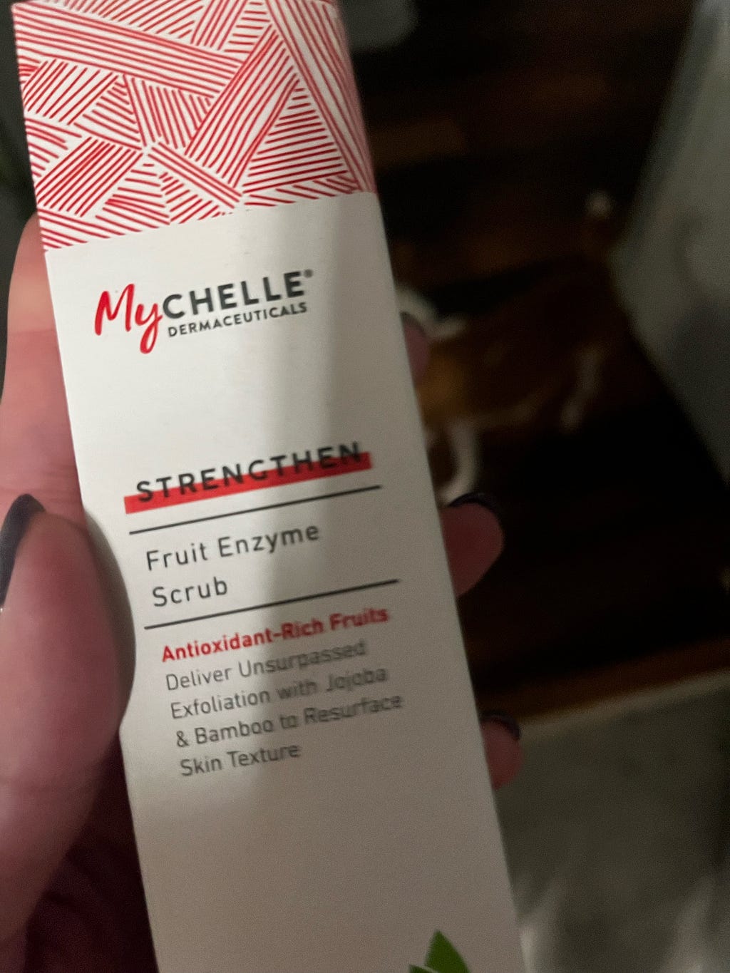 Image of Mychelle Fruit Enzyme Scrub in its package