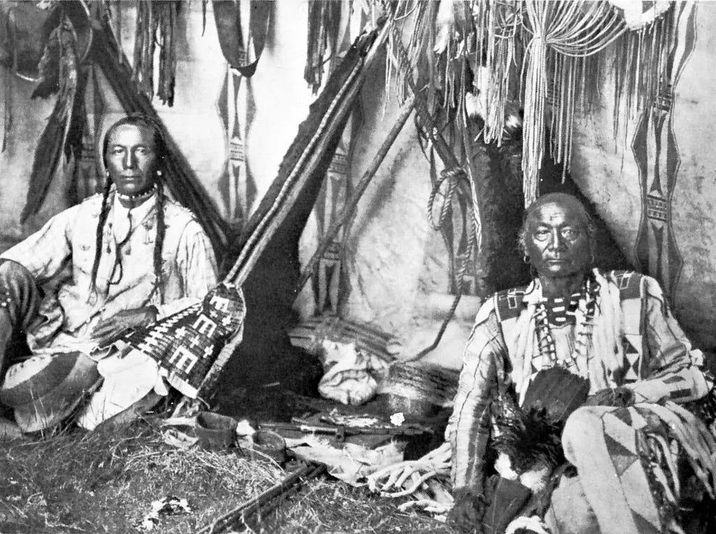 Blackfoot Native Americans in Montana