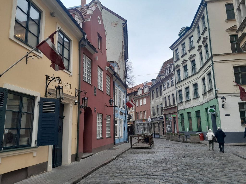 Jauniela str in Old Riga, where the famous Soviet Holmes was filmed. As London, looks confusing for brits, but the film was highly appreciated by Her Majesty. I’ll tell you about my English friend watched it sometime soon