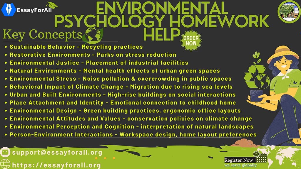 Environmental Psychology Homework Help: Essay For All