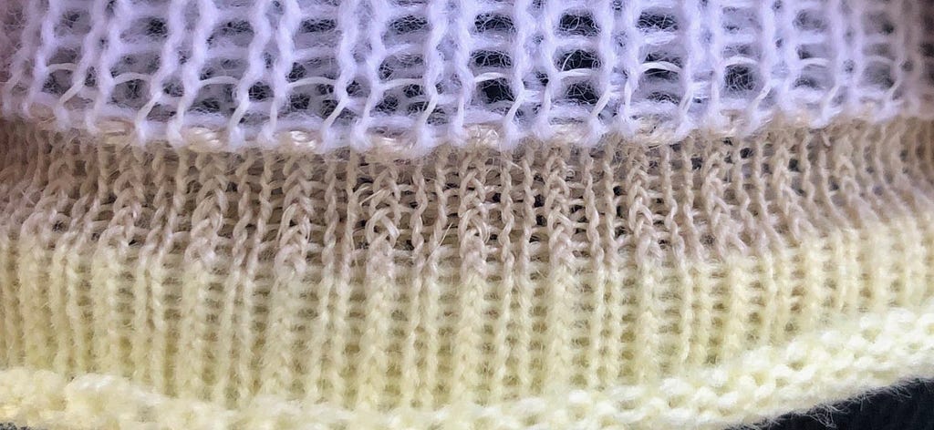 6.1. Knit Muka textile test.
