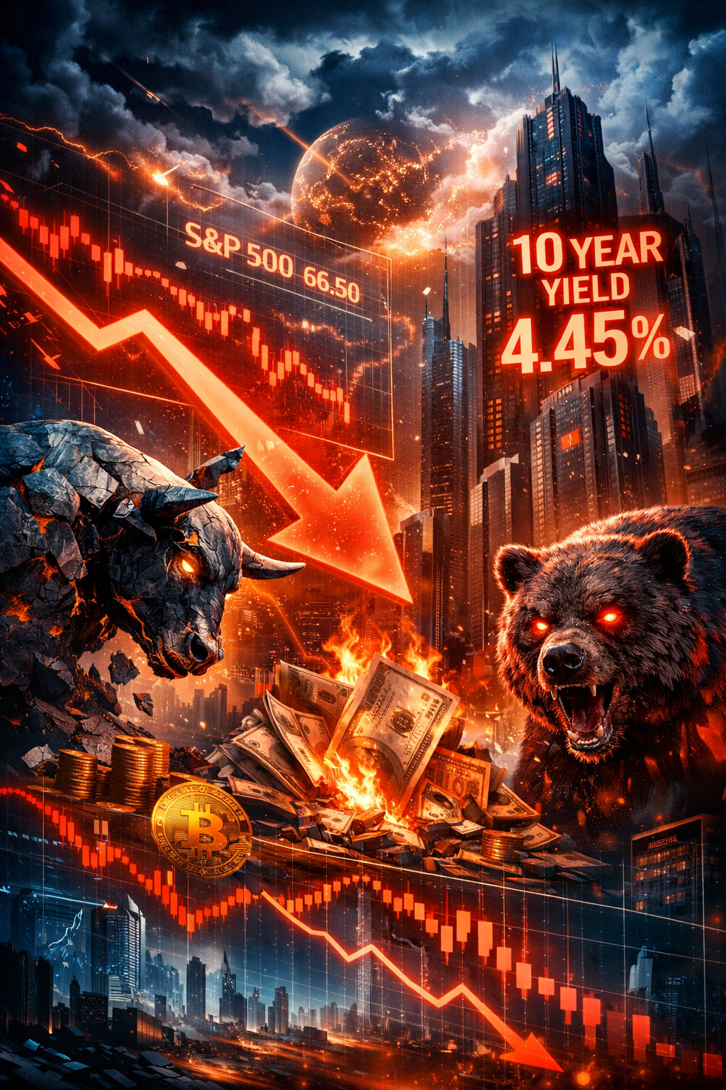 Rallies Fading as Yields Rise and Downtrend Holds | March 24, 2026