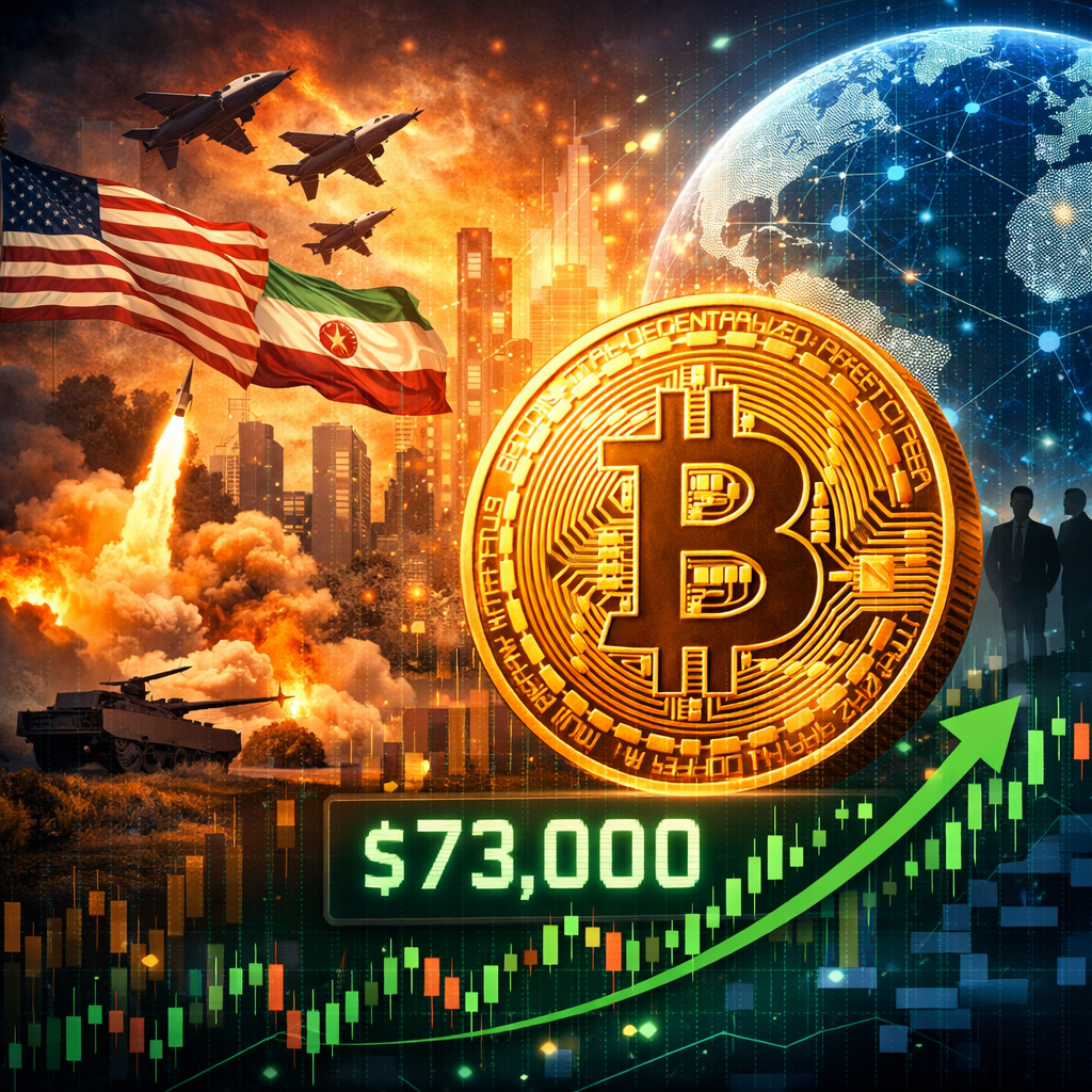 Bitcoin Surges Past $73,000 as Investors Focus on Long Term Momentum Despite Global Tensions