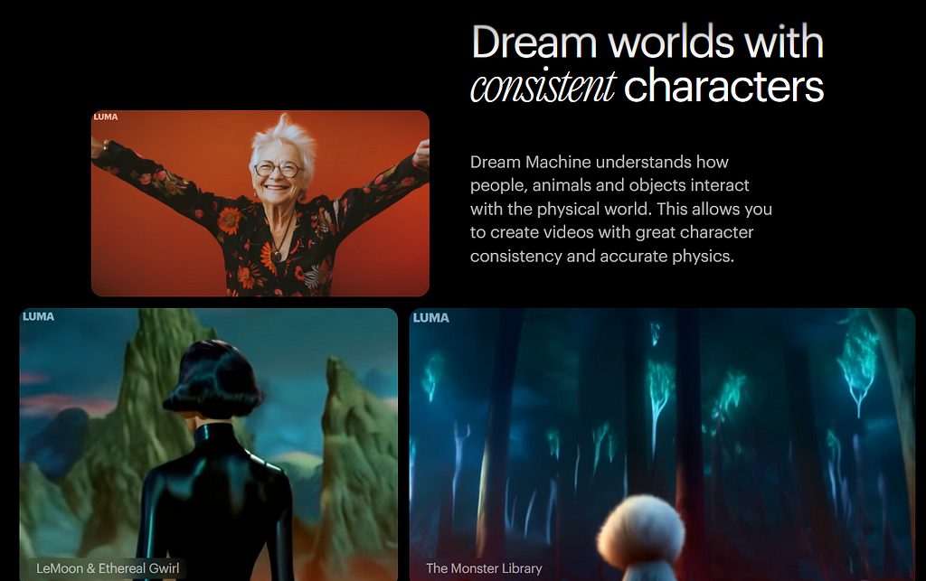 Dream Worlds with Consistent Characters
