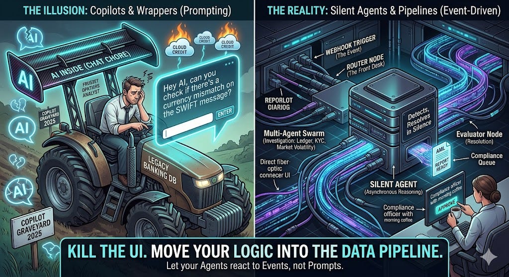 Beyond the Wrapper: Why Fintech Needs “Silent Agents”