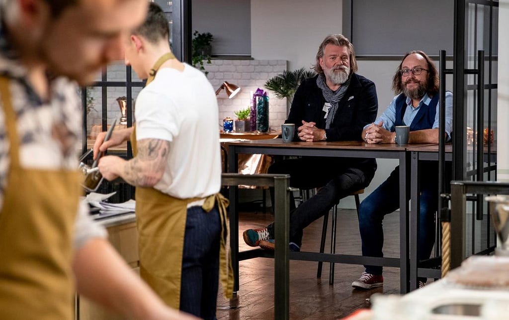 Hairy Bikers watching contestants / The York Press