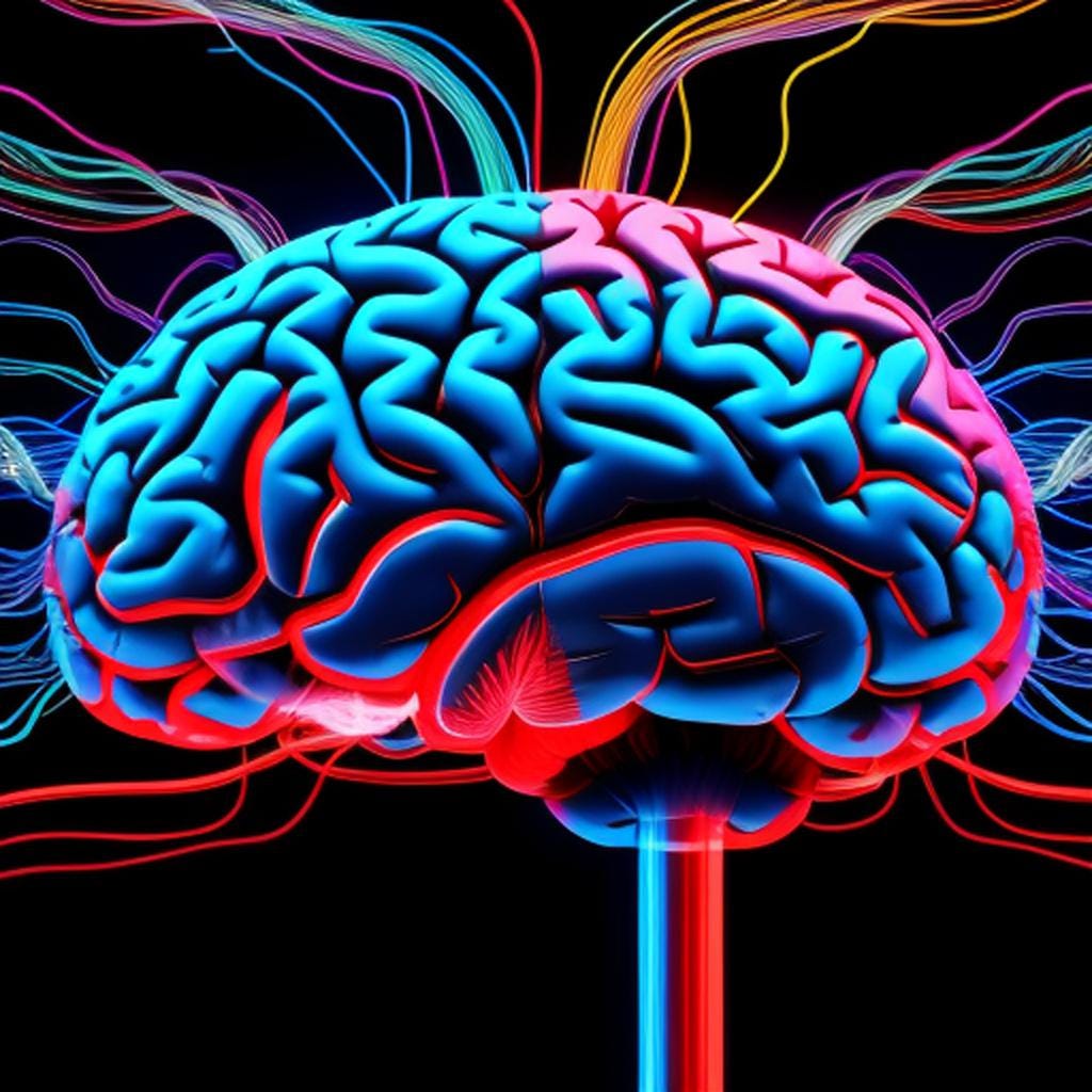 3D illustration of brain