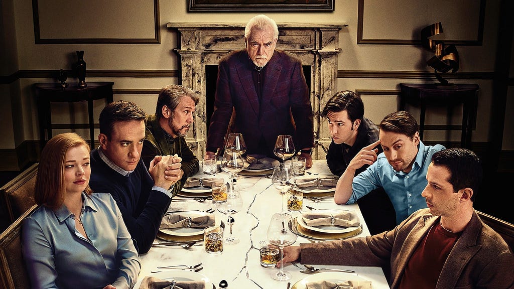 Imagem do elenco da série Succession (Divulgação/HBO)