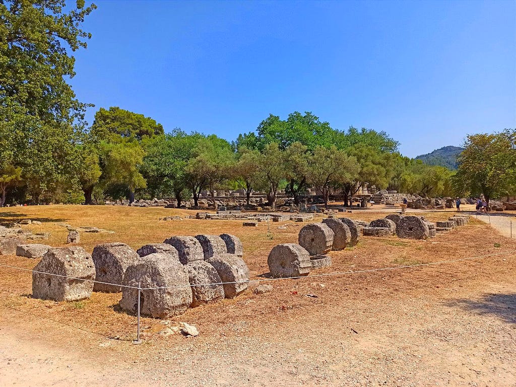 Photo by author. Ancient Olympia