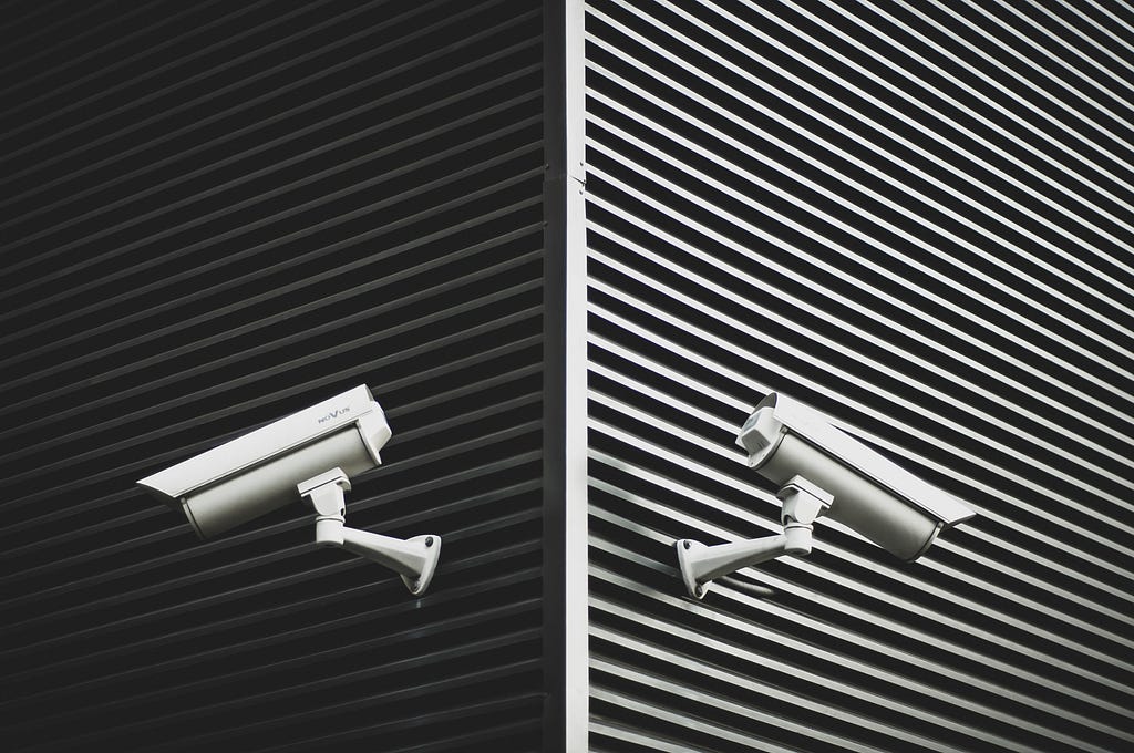 2 surveillance cameras
