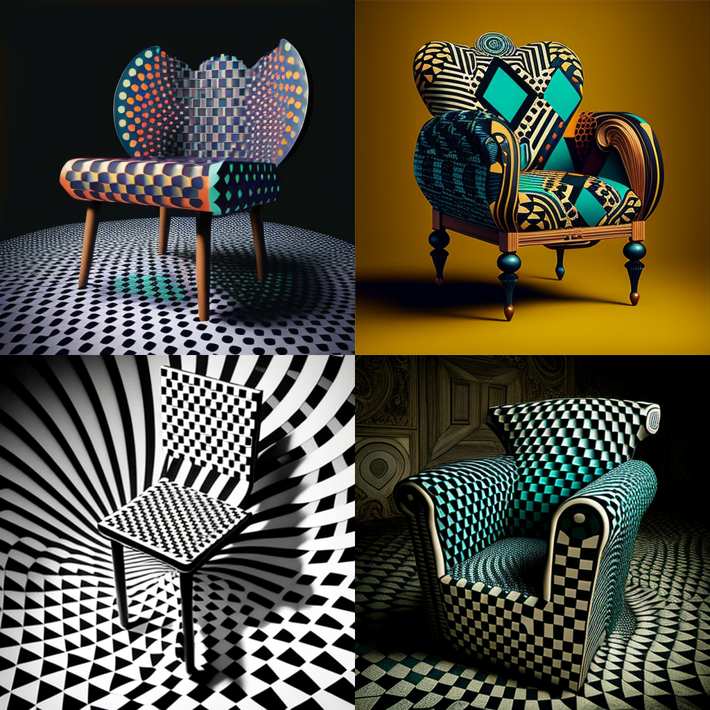 chairs, pattern