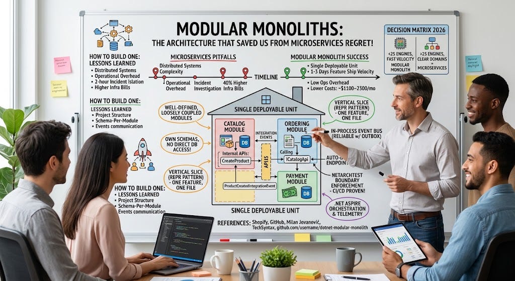 Modular Monoliths: How To Build One & Lessons Learned
