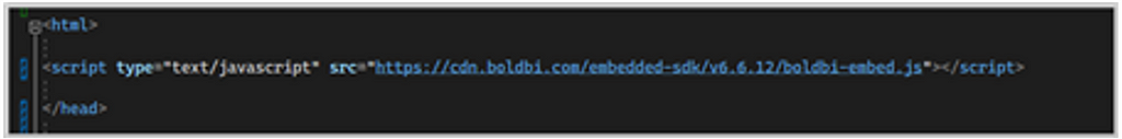 Embed SDK URL