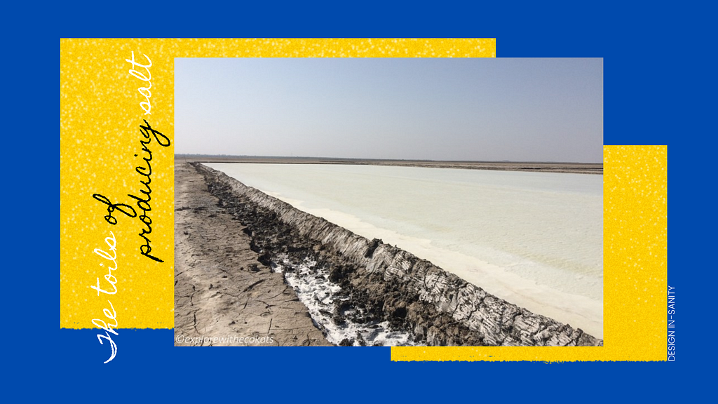 Image showing large salt pans.