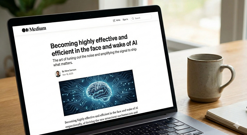 Becoming highly effective and efficient in the face and wake of AI.