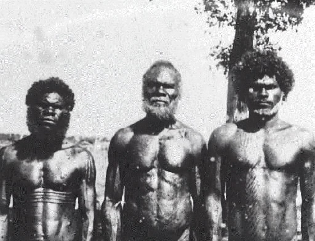 Three men from Bathurst Island circa 1939.