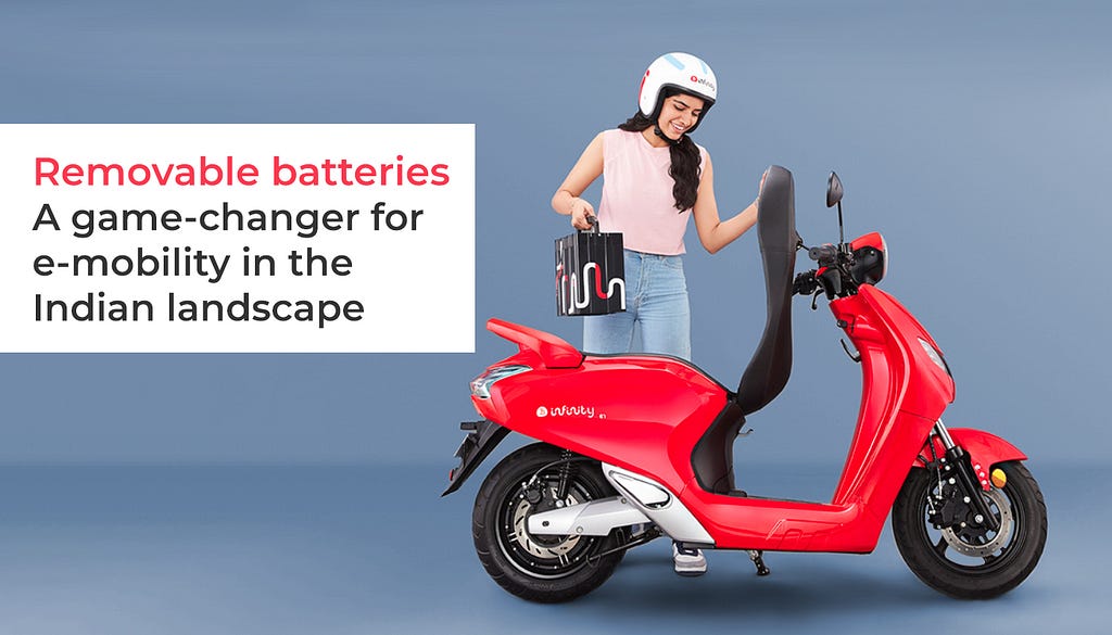 Removable battery electric scooter Bounce Infinity