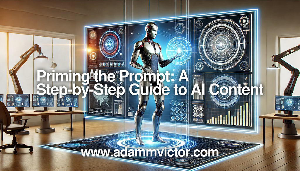 Priming the Prompt: A Step-by-Step Guide to AI Content | Adam M. Victor