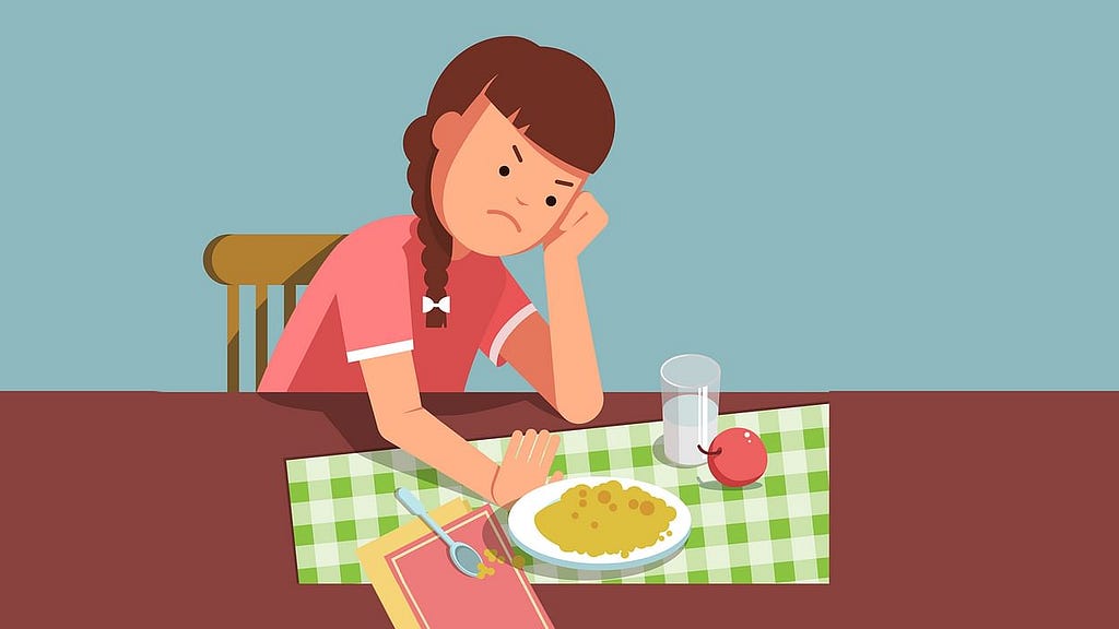 Why skip meals when worried?