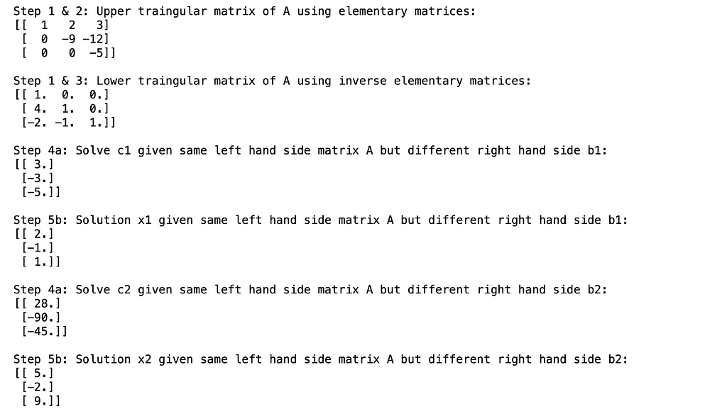 python decomposition variable assignment