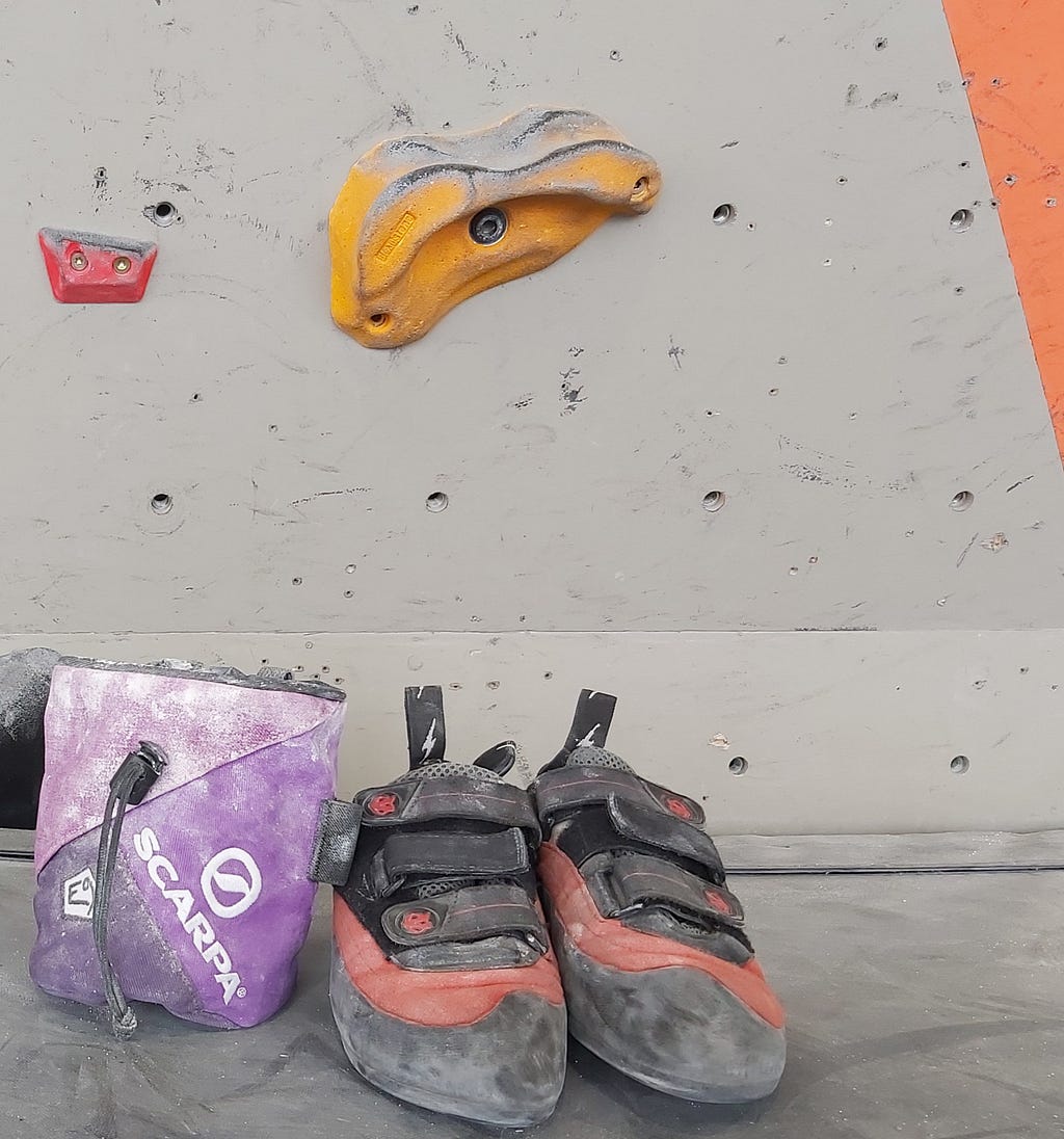 My climbing shoes