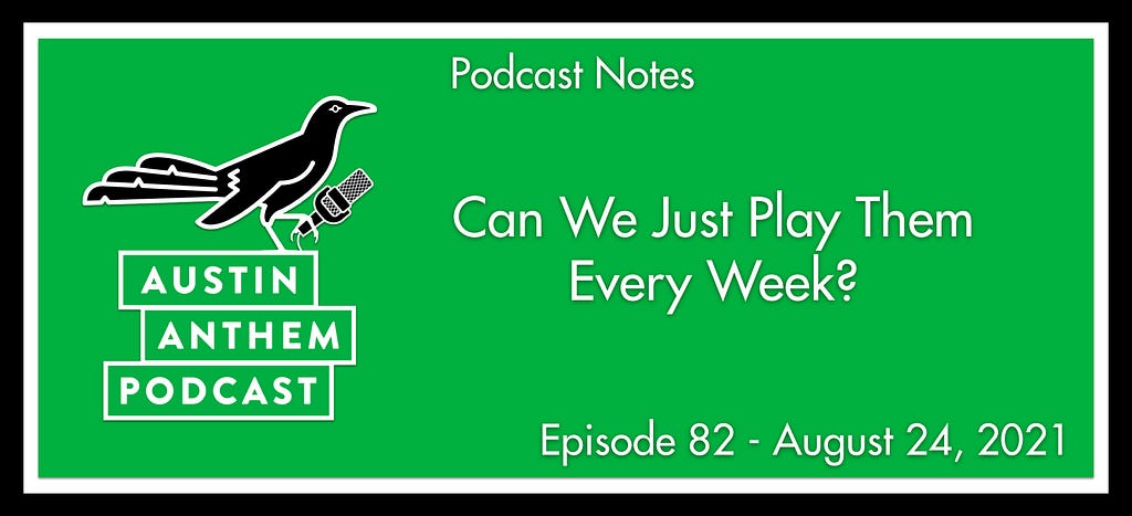Podcast: Can We Play Them Every Week?
