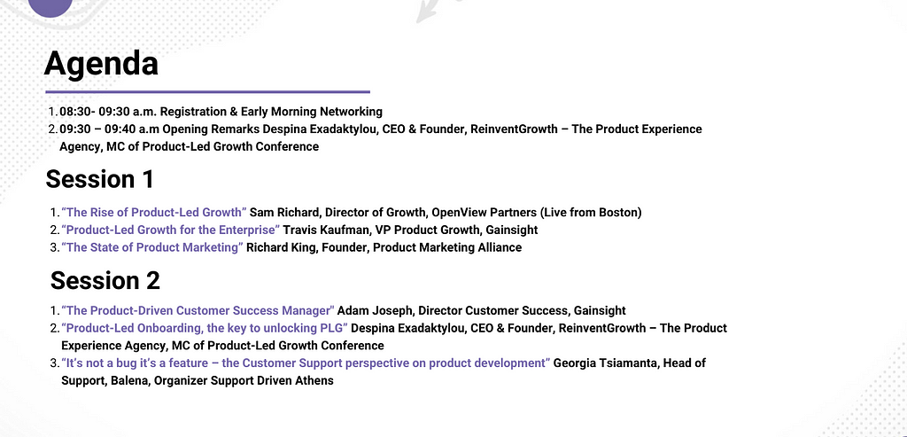 <img src=”product-led-growth-conference-agenda.png “alt=”product-led-growth-conference-agenda”/>