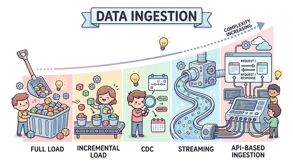 5 Data Ingestion Methods Every Data Engineer Should Know