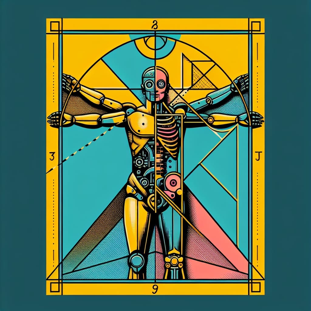 Da Vinci’s Vitruvian man as a cyborg