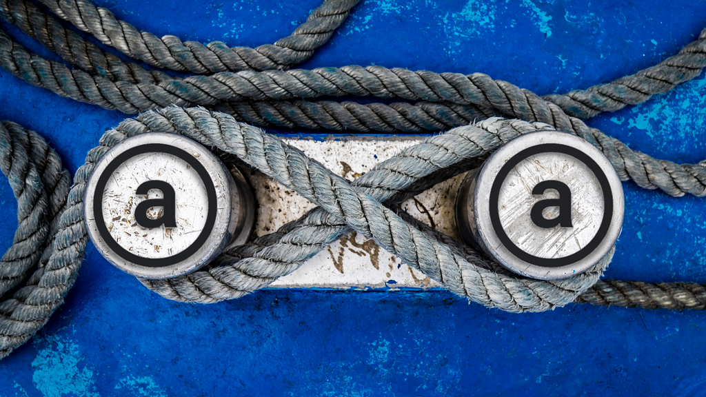 The arweave symbol and nautical knot