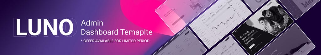 Luno Admin Dashboard Template and ui kit