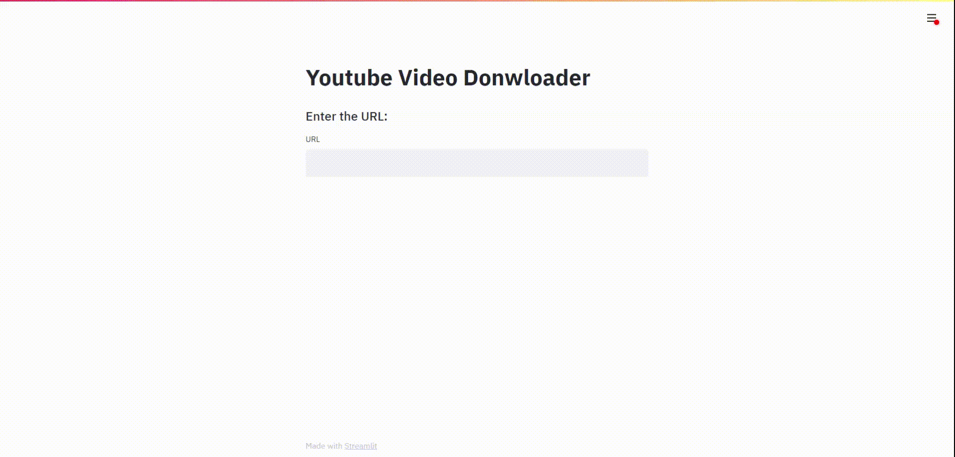 Therefore battery bang How To Build a Web App To Download YouTube Videos in 30 Lines of Code —  Python Project Tutorials – Towards AI — The World's Leading AI and  Technology Publication