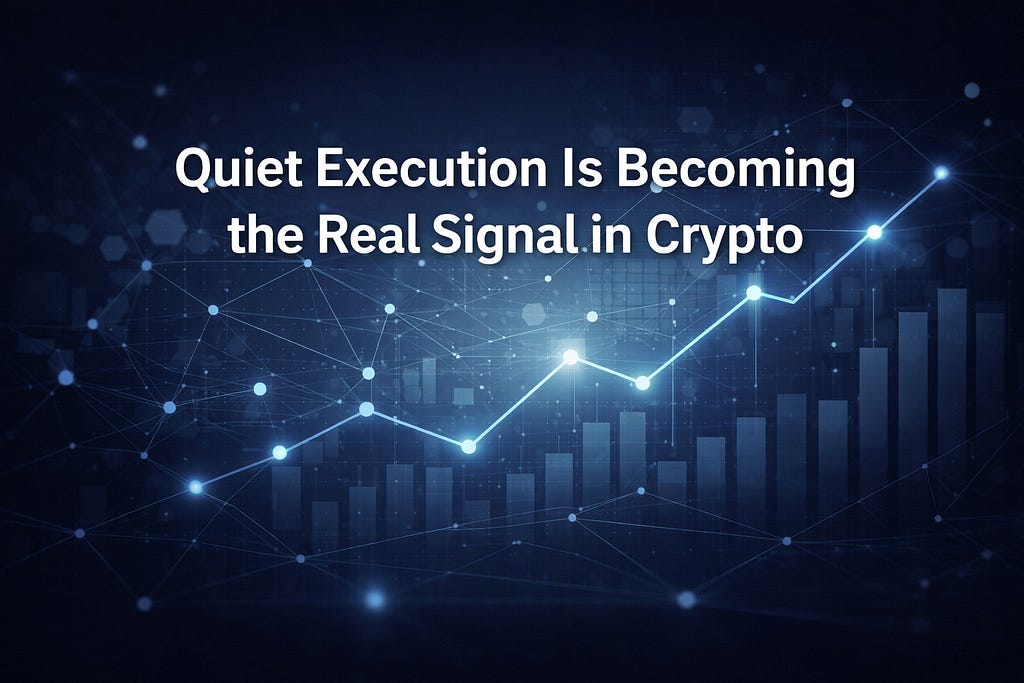 Quiet Execution Is Becoming the Real Signal in Crypto