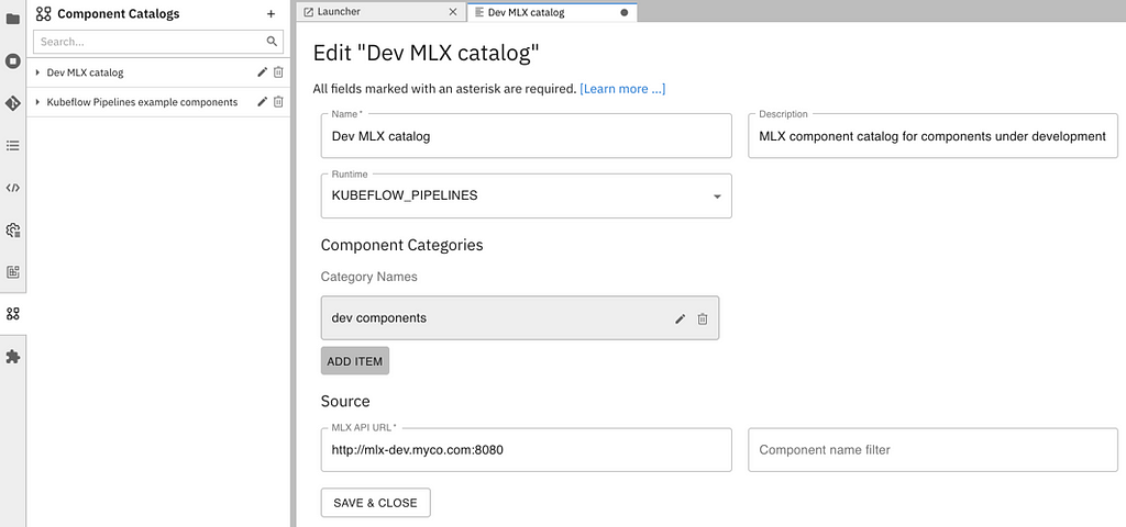 Configuring access to a Machine Learning Exchange deployment