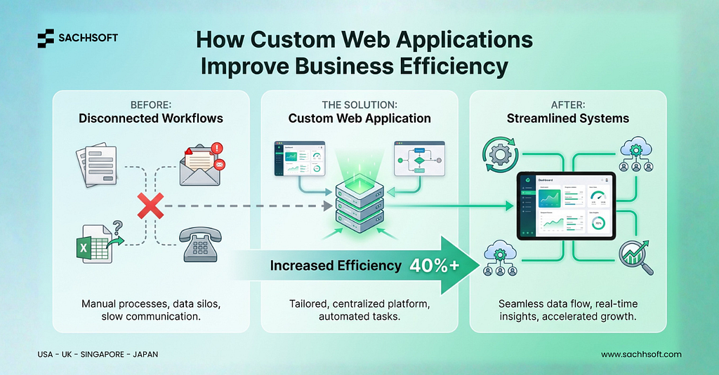 How Custom Web Applications Improve Business Efficiency