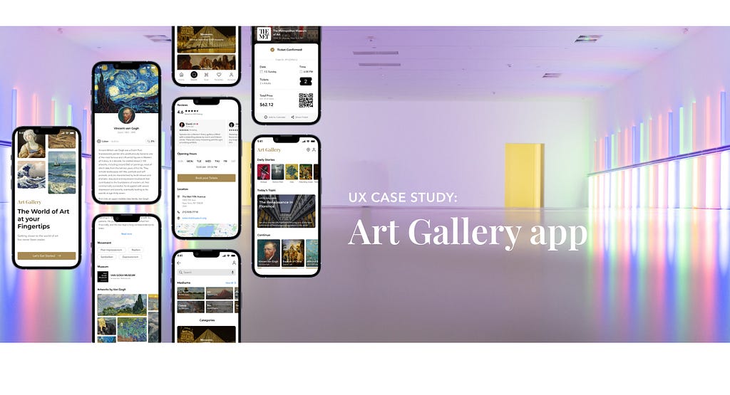 art gallery app case study