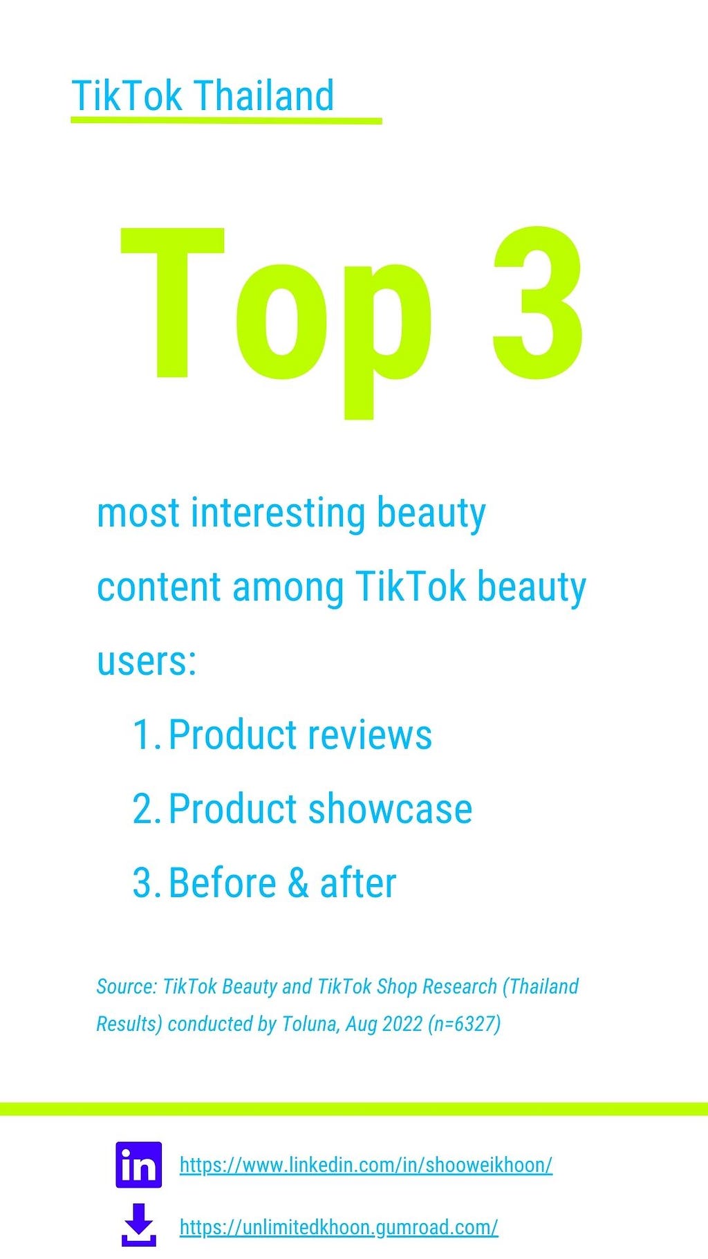 Top 3 most interesting beauty content among Thailand TikTok beauty users