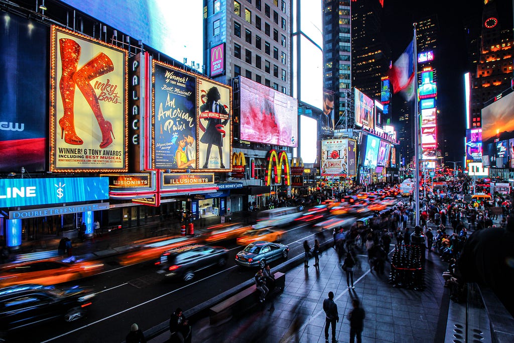 Busyness of Time Square Often Resembles Our Life — Photograph by Florian Wehde