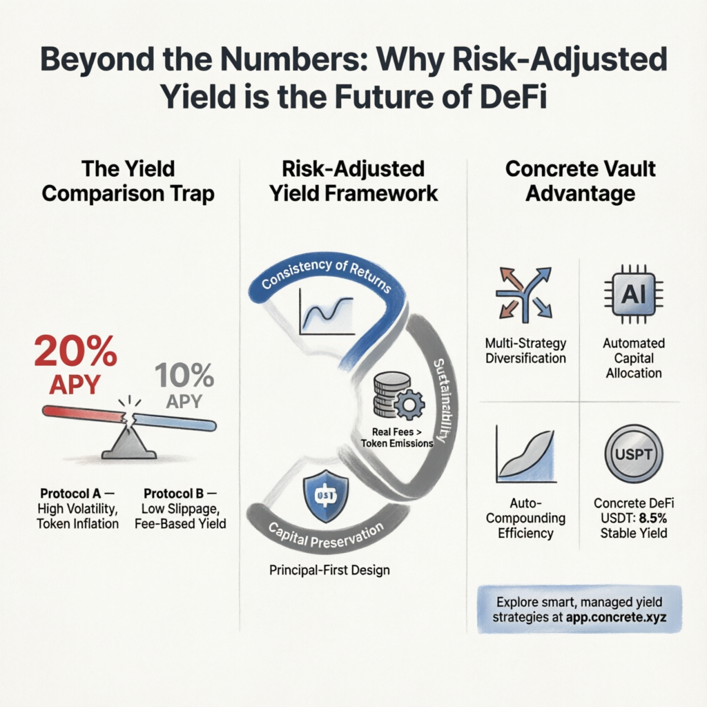 Beyond the Numbers: Why Risk-Adjusted Yield is the Future of DeFi