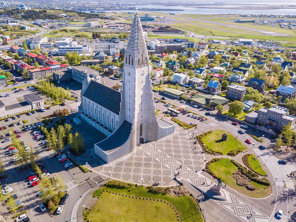 Hallgrimskirkja, Reykjavik Iceland