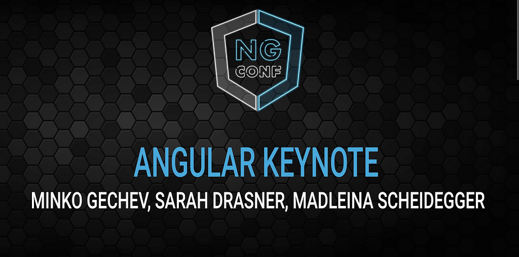 Angular Team Keynote