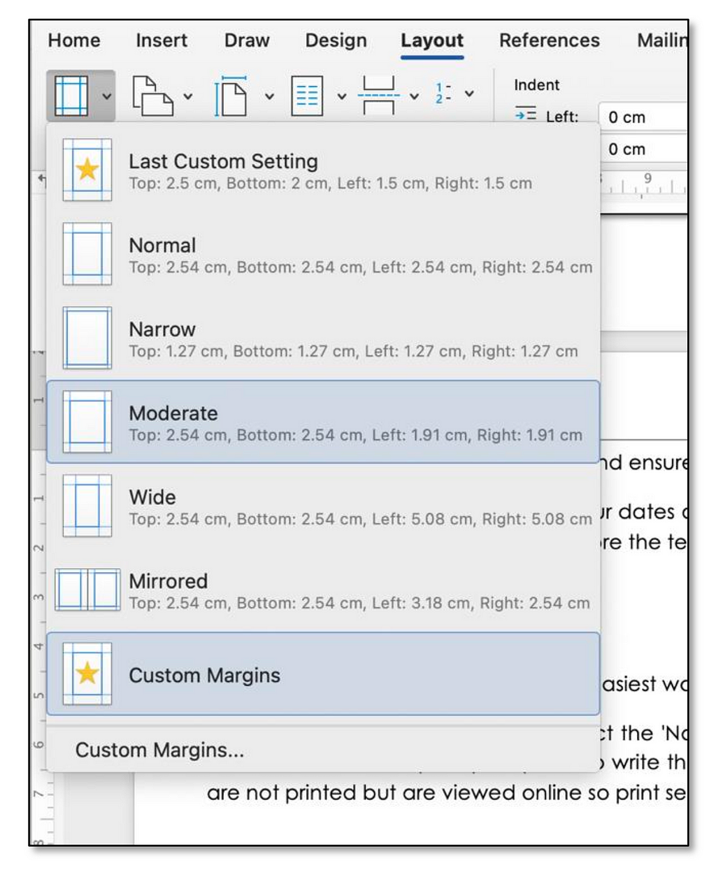 How to set your resume’s document margins in Microsoft Word