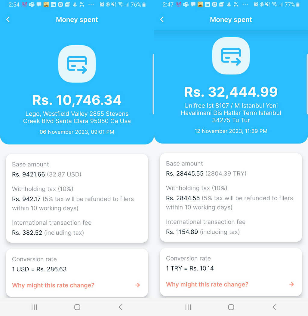 Transaction Details Screen on the SadaPay App | From Blog written on SadaPay — Financial freedom, the Sada way by Umer Farooq, CTO MRS Technologies