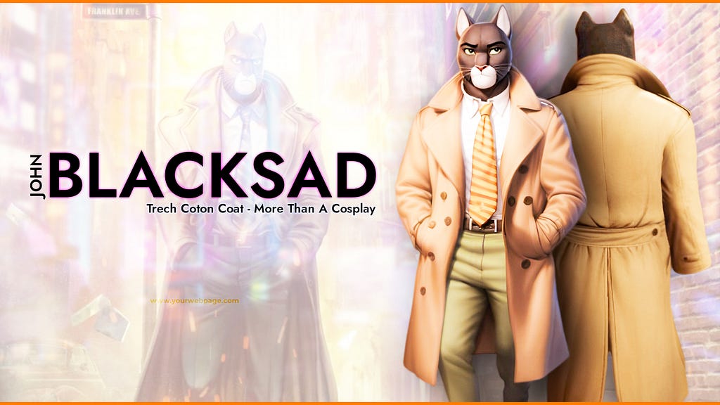 John Blacksad Trench Cotton Coat — More Than A Cosplay