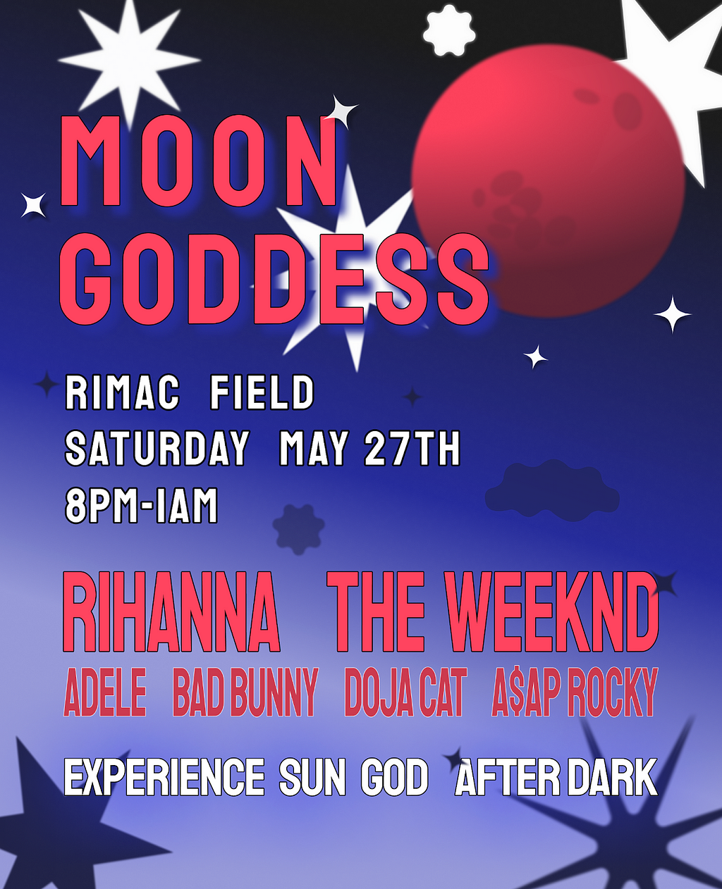 Taylor’s Moon Goddess Festival graphic